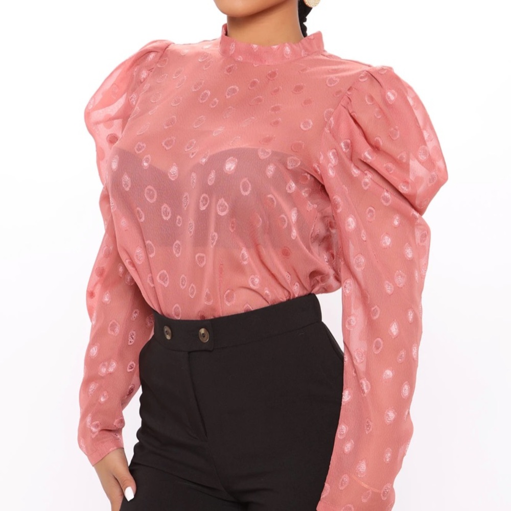Fashion Nova S Polka Dot Blouse